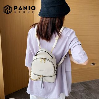 Balo nữ mini thời trang cao cấp dễ thương da đẹp màu trắng