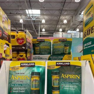 Viên uống Kirkland Low Dose Aspirin 81mg 2x 365 viên của Mỹ .