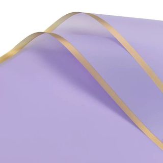 Giấy gói hoa bóng mờ viền đồng