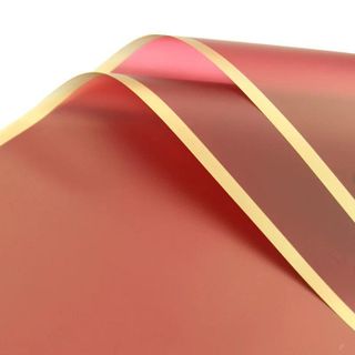 Giấy gói hoa bóng mờ viền đồng