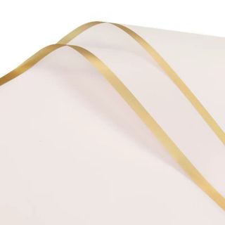 Giấy gói hoa bóng mờ viền đồng