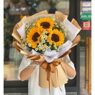 𝐇𝐨𝐚 𝐓𝐮̛𝐨̛𝐢 _Hướng Dương_𝐂𝐚̆́𝐦 𝐁𝐢̀𝐧𝐡 (1 bó ) _𝐒𝐡𝐢𝐩 𝐇𝐨̉𝐚 𝐓𝐨̂́𝐜