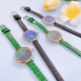 Đồng hồ nữ CTUSS dây da mặt tròn nữ tính trẻ trung mẫu mới 2023