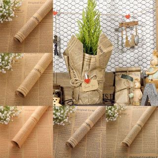 Giấy báo gói hoa phong cách vintage