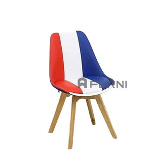 [Thanh lý] Ghế học bài chân gỗ họa tiết cờ nước Pháp TL DSW-F6 FURNI