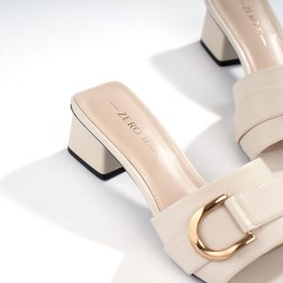 Guốc mũi vuông, quai ngang phối khóa (MKT04)