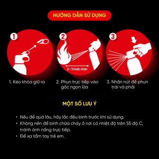 Bình chữa cháy – bình cứu hỏa mini ô tô xe hơi cao cấp