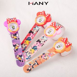 Đồng hồ trẻ em hình chuột Mickey dễ thương - Đồng hồ đeo tay cho bé trai gái hoạt hình MANY