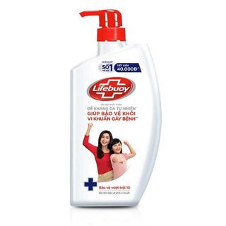 Sữa Tắm Lifebuoy Sạch Khuẩn Bảo Vệ Khỏi 99.9% Vi Khuẩn, Chứa Ion Bạc+ Hỗ Trợ Cùng Đề Kháng Da Tự Nhiên 800G