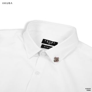 ÁO SƠ MI TAY DÀI KÈM PHỤ KIỆN FORM SLIMFIT AKUBA 01U0720