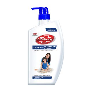 Sữa Tắm Lifebuoy Sạch Khuẩn Bảo Vệ Khỏi 99.9% Vi Khuẩn, Chứa Ion Bạc+ Hỗ Trợ Cùng Đề Kháng Da Tự Nhiên 800G
