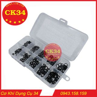 Set 250 Vòng Cao Su Chữ O Chống Thấm Dầu, Nước Chịu nhiệt mini dùng sửa chữa tiện dụng
