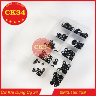 Set 250 Vòng Cao Su Chữ O Chống Thấm Dầu, Nước Chịu nhiệt mini dùng sửa chữa tiện dụng