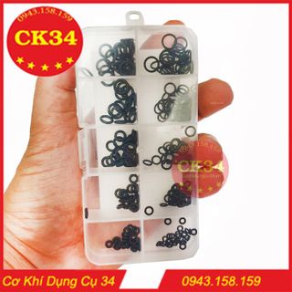 Set 250 Vòng Cao Su Chữ O Chống Thấm Dầu, Nước Chịu nhiệt mini dùng sửa chữa tiện dụng