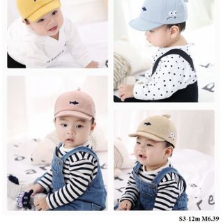 Mũ cho bé/ Mũ mềm cho trẻ em S3-12m M6.39