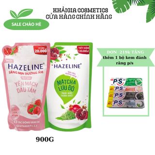 Sữa Tắm Trắng Da Hazeline Dưỡng Thể Thiên Nhiên Sáng Da Dưỡng Ẩm 900g giá sỉ