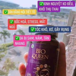 Bio Queen Pluss. HỘP 45V NỘI TIẾT TỐ NỮ