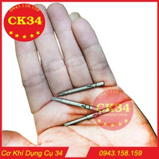 Mũi vít hoa thị dài 40mm 800 chuôi cánh bướm phi 4mm ( bộ 7 cây )