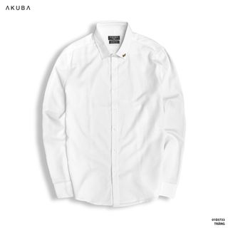 ÁO SƠ MI TAY DÀI KÈM PHỤ KIỆN FORM SLIMFIT AKUBA 01E0733