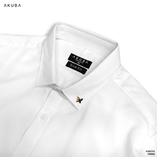 ÁO SƠ MI TAY DÀI KÈM PHỤ KIỆN FORM SLIMFIT AKUBA 01E0733