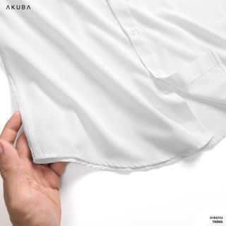 ÁO SƠ MI TAY DÀI KÈM PHỤ KIỆN FORM SLIMFIT AKUBA 01E0733