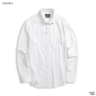ÁO SƠ MI TAY DÀI KÈM PHỤ KIỆN FORM SLIMFIT AKUBA 01E0734