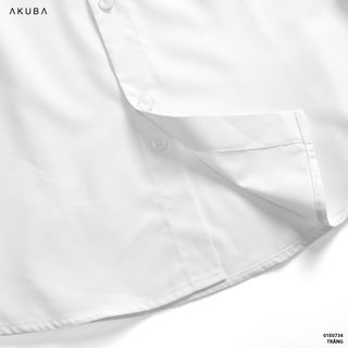 ÁO SƠ MI TAY DÀI KÈM PHỤ KIỆN FORM SLIMFIT AKUBA 01E0734