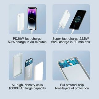 Sạc dự phòng ToTu PB1 10000Mah sạc nhanh PD22.5W
