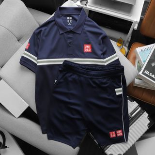 Set bộ poly 4c nam, đồ bộ nam cao cấp, chất liệu poly 4 chiều Interlock chuẩn hãng 100% mát lạnh, mẫu được thiết kế phối trẻ trung vs sang trọng - size từ 53kg - 85kg