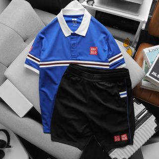 Set bộ poly 4c nam, đồ bộ nam cao cấp, chất liệu poly 4 chiều Interlock chuẩn hãng 100% mát lạnh, mẫu được thiết kế phối trẻ trung vs sang trọng - size từ 53kg - 85kg