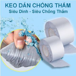 Cuộn băng keo chống thắm 5 mét, rộng 5cm/10cm - siêu dính - chống nước - chống dột TRAP PASTE (BKT) - Keo chống dột giá sỉ