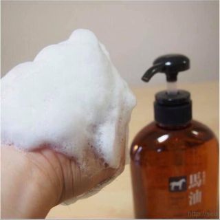 cặp Dầu Gội Xã Mỡ Ngựa KUMANO NON - SILICONE HORSE OIL 600ML NỘI ĐỊA NHẬT