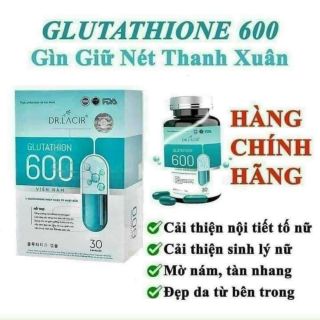 Viên nám GLUTATHIONE 600