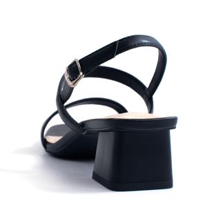 Giày Scandal gót vuông hậu chữ C (MKT11)