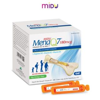 Midu MenaQ7 180mcg - Phát triển chiều cao cho trẻ em và giúp xương chắc, dài, dẻo từ trong bụng mẹ tới suốt cuộc đời giá sỉ