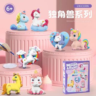 Bộ Tô Tượng Thạch Cao - DIY có thể dán trang trí bàn học , tủ lạnh