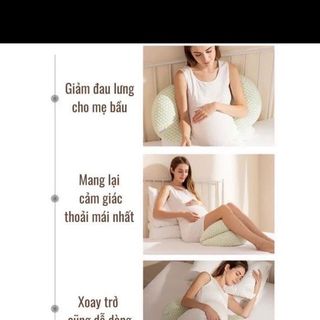 Gối bầu cánh tiên cao cấp kèm gối phụ