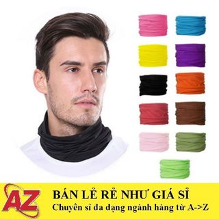 Khăn Đa Năng Chống Nắng Trơn, Khăn Ống Đa Năng Đi Phượt