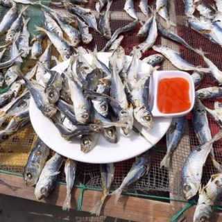 Cá nục hấp nhạt phơi khô nhà làm, cá ăn trực tiếp uống bia rất ngon - size 1kg