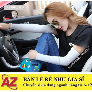 Bộ 2 Ống Tay Chống Nắng, Găng Tay Chống Nắng Hàn Quốc Let's slim giá sỉ