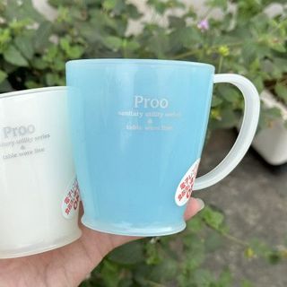 Cốc nhựa uống nước chịu nhiệt 260ml Proo nhập khẩu từ  Nhật Bản
