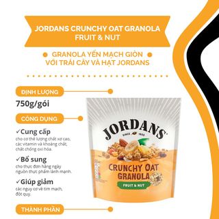 JORDANS CRUNCHY OAT GRANOLA FRUIT & NUT giá sỉ