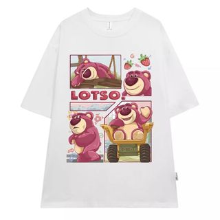 Combo 3 Áo Thun Gấu Lotso Ngẫu Nhiên