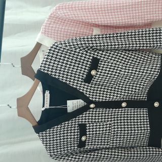 Áo dạ sweet phối viền