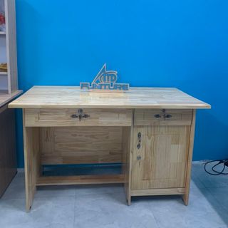 Bàn Làm việc, Bàn Văn Phòng Gỗ Thông, Nội Thất ATD giá rẻ