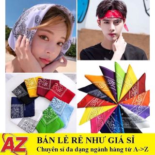 Khăn Bandana, Khăn Turban Hiphop Màu Sắc Trẻ Trung Năng Động Nhiều Màu Sắc