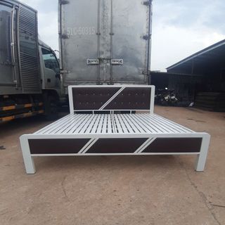 Giường sắt hộp 4x8 cao cấp bền đẹp giá tận xưởng