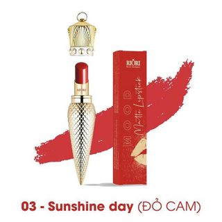 SON MÔI RIORI MOOD MATTE LIPSTICK 5 MÀU TRENDY LÂU TRÔI