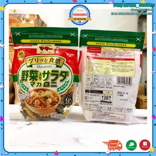 Nui xoắn salad rau củ Nisshin Seifun Welna Ma Ma 150g