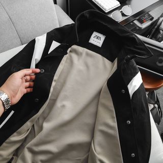 Áo khoác dài tay nam, áo khoác nam cao cấp, chất vải dạ nỉ , bo dệt phối sọc tinh tế, thiết kế phối màu dễ mix - size từ 50kg - 80kg